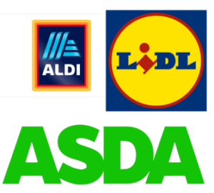 aldi asda lidl