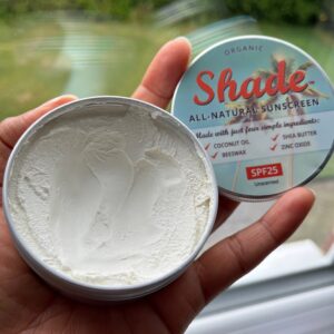 A tin of Shade sunscreen